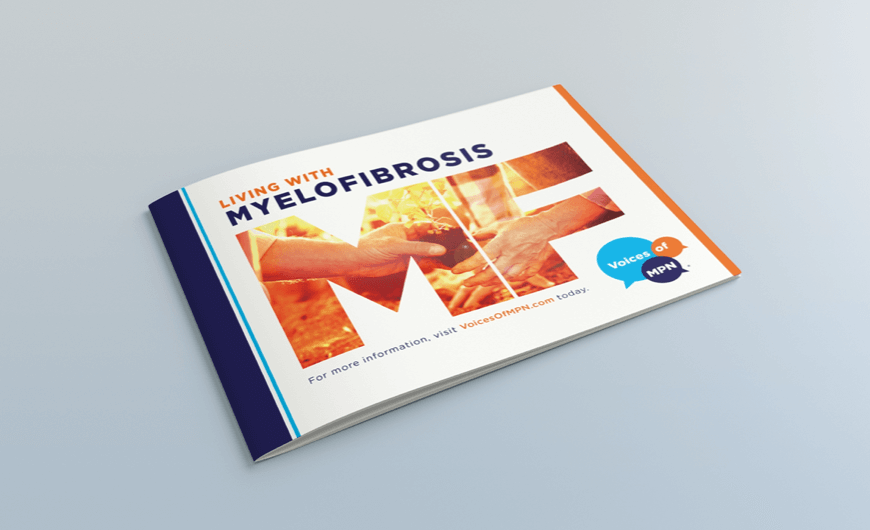 Image of the Living with Myelofibrosis PDF