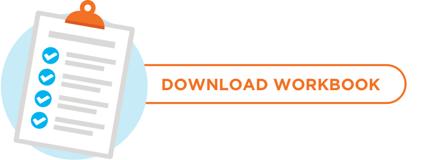 Button of a clipboard linking to the Healthcare Communication Workbook PDF