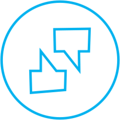 Icon of speech bubbles