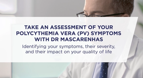 Video thumbnail linking to the PV Symptom Assessment Form Video landing page