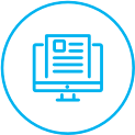 Computer monitor icon