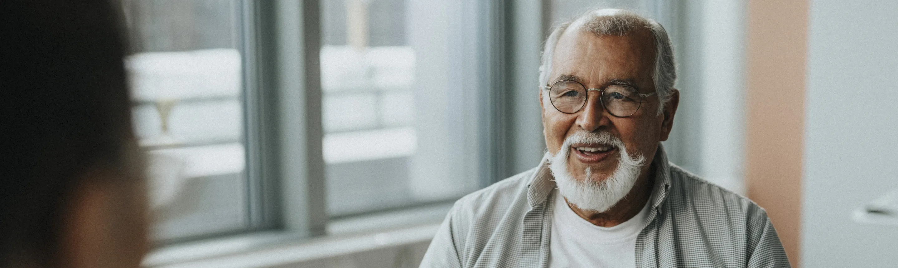 Image of male patient smiling