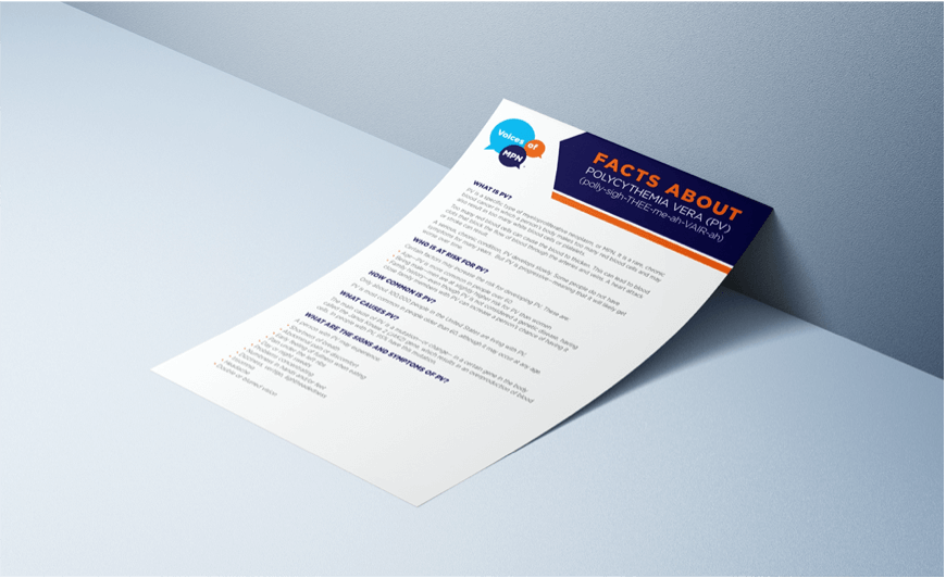 Image of PDF with PV Symptom Assessment Form