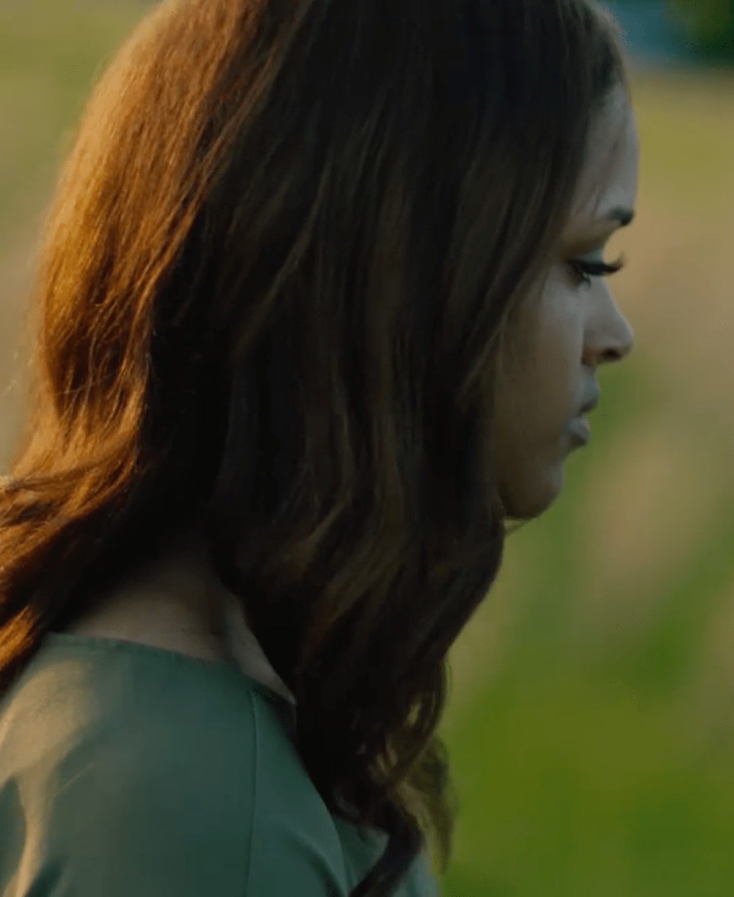 Image of a young woman outside